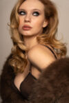 Raw photo for retouchers practice and portfolio cover-fur drama
